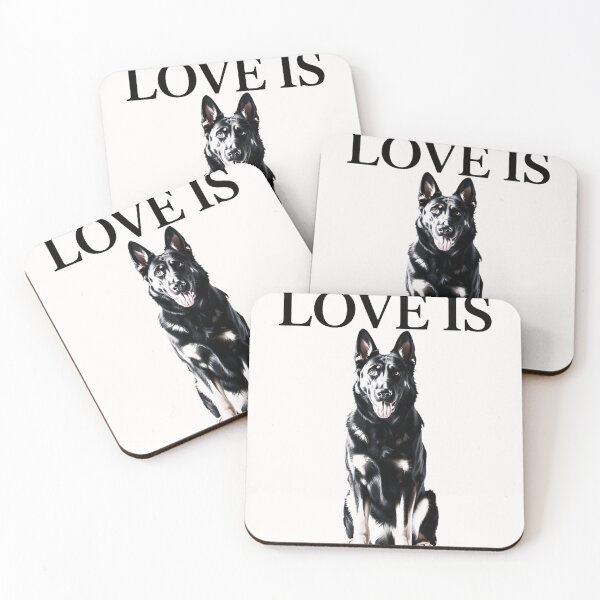 Item preview, Black German Shepherd Shepard Dog Mom Dad Love designed and sold by OlafLica.