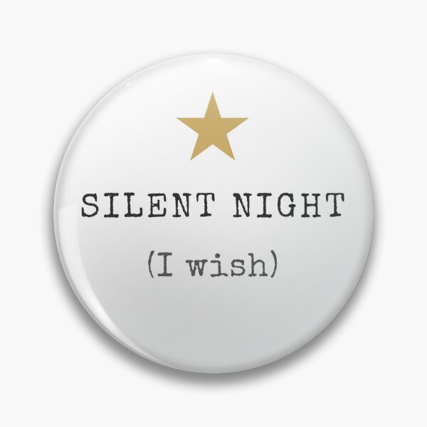 Item preview, Silent Night (I Wish) | Minimalist Introvert Christmas Design Light Version designed and sold by AdamIntrovert.