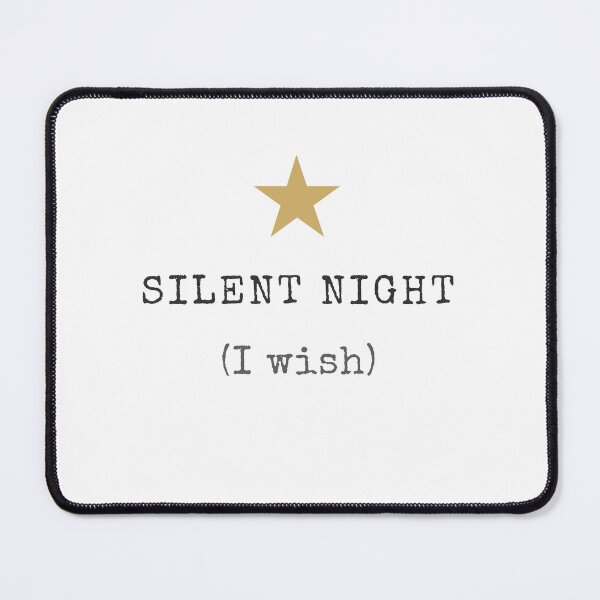 Item preview, Silent Night (I Wish) | Minimalist Introvert Christmas Design Light Version designed and sold by AdamIntrovert.