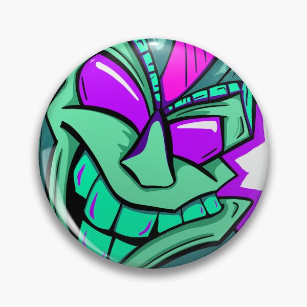 Artikelvorschau, Smiley Tiki entworfen und verkauft von CiniDee Designs.
