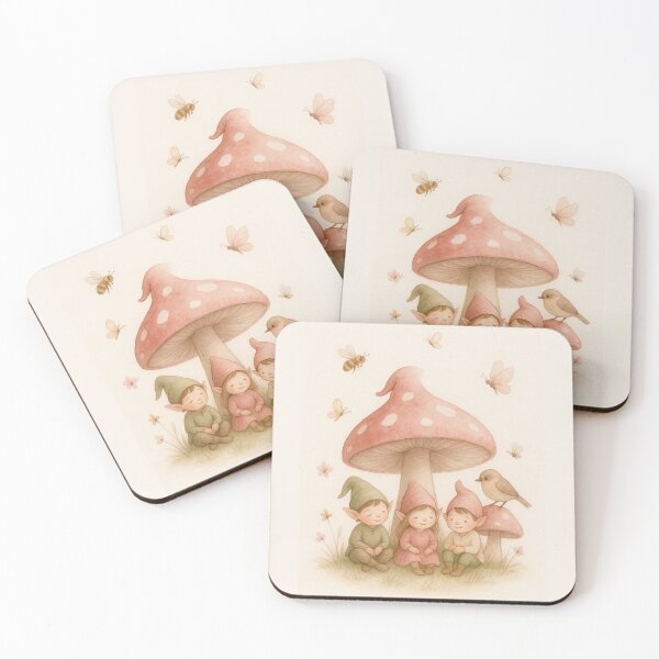Item preview, Whimsical Elves Under the Mushroom for Kids - FunscapeHQ Gifts designed and sold by FunscapeHQ.