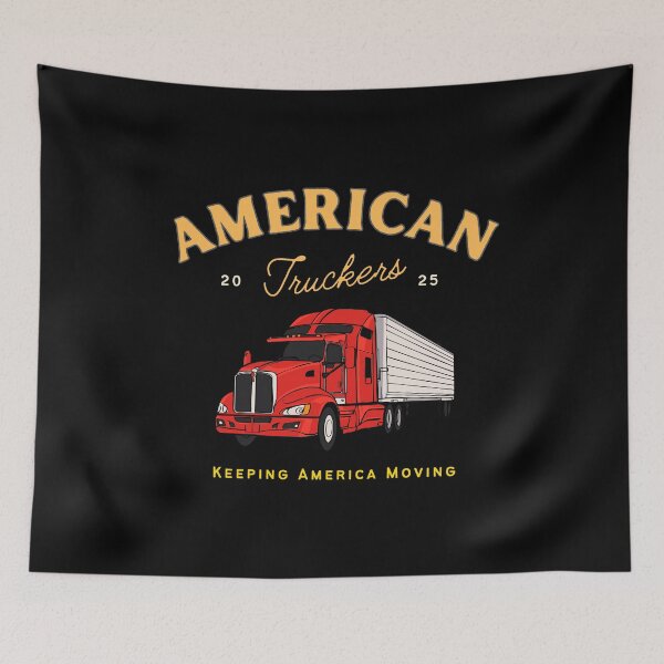 Item preview, American Truckers, Keeping America Moving designed and sold by Kevin Michael McCall.