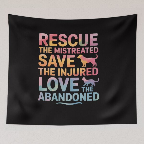 Item preview, RESCUE SAVE LOVE PET Animal Shelter Volunteer Gifts designed and sold by OlafLica.