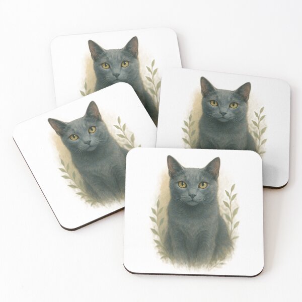 Item preview, Serene Russian Blue designed and sold by TheJoyfulPen.