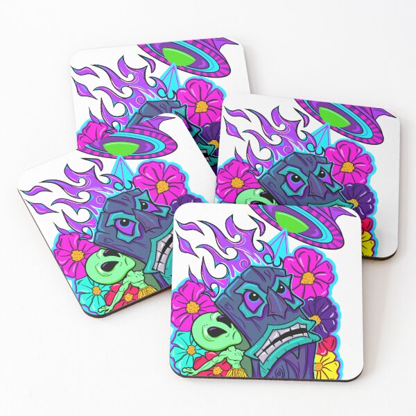 Item preview, Alien Tiki Invasion designed and sold by CiniDee Designs.