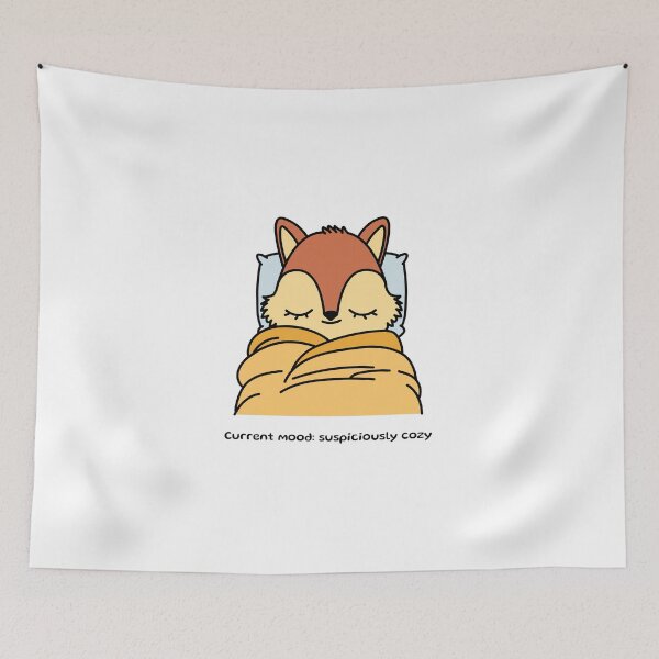 Item preview, cozy fox designed and sold by The Cozy Cauldron.