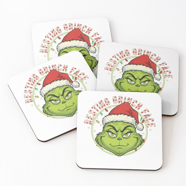 Item preview, Resting Grinch Face Christmas Humor designed and sold by Yuna-verse.