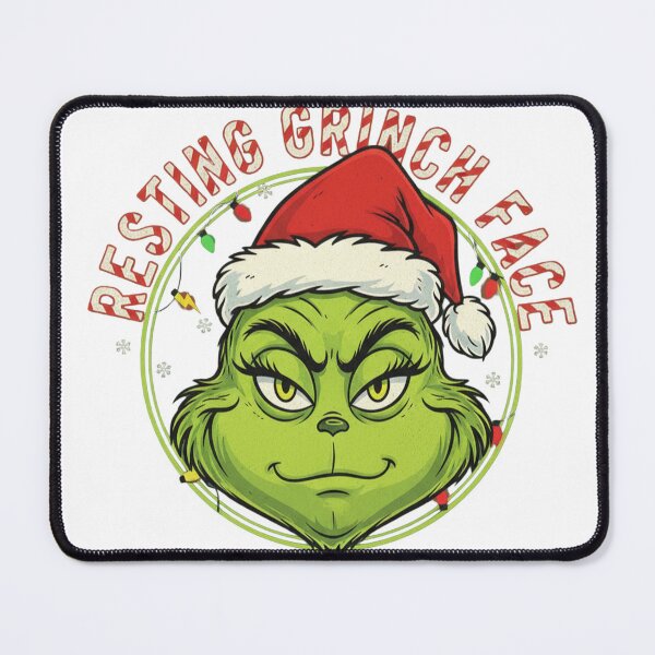 Item preview, Resting Grinch Face Christmas Humor designed and sold by Yuna-verse.