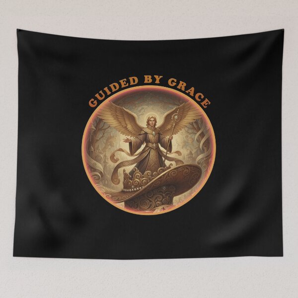 Item preview, Ornate Spiritual Guardian Angel Art Apparel designed and sold by Atouke.