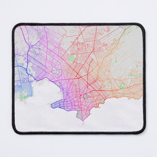 Item preview, Montevideo City Map Uruguay  - Colorful designed and sold by deMAP.