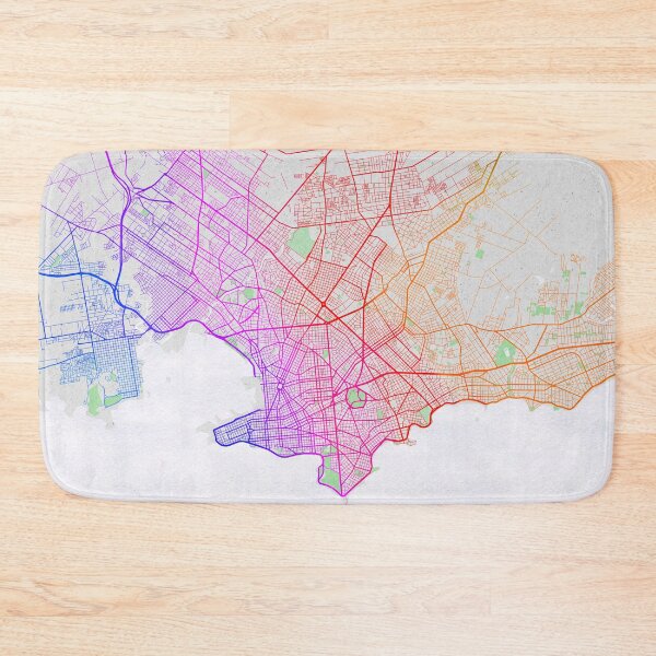 Item preview, Montevideo City Map Uruguay  - Colorful designed and sold by deMAP.