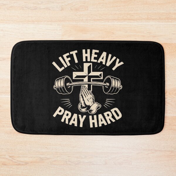 Item preview, Gym Christian Workout Dad Lift Heavy Pray Hard On Back designed and sold by ShelFisher.
