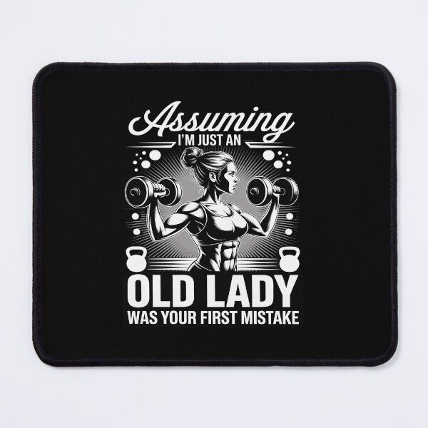 Item preview, Gym Lifting Weights Women Old Lady Workout Fitness designed and sold by ShelFisher.