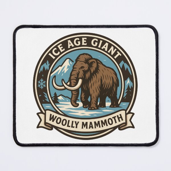 Item preview, Ice Age Giant Woolly Mammoth Prehistoric Animal Design designed and sold by WildlifeInc.