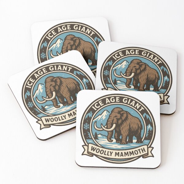 Item preview, Ice Age Giant Woolly Mammoth Prehistoric Animal Design designed and sold by WildlifeInc.