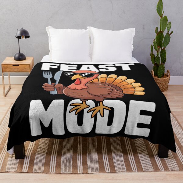 Item preview, Funny Thanksgiving Turkey Feast Mode Fall designed and sold by Bandikonsalez.