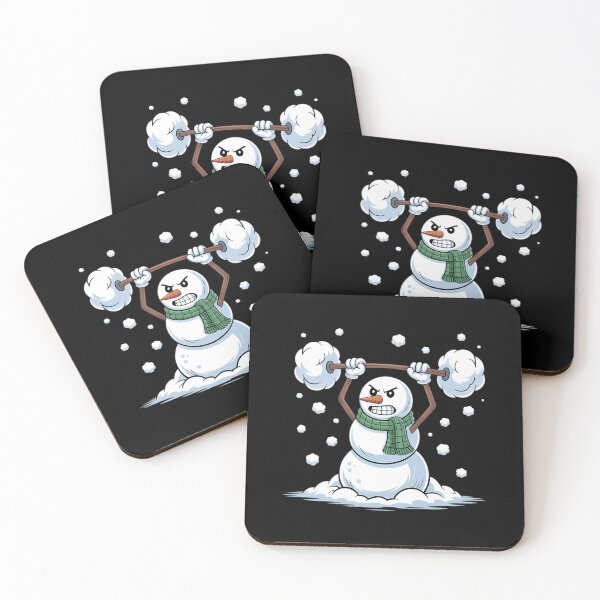 Item preview, Christmas Weightlifting Snowman Funny Snowman Gym designed and sold by Bandikonsalez.