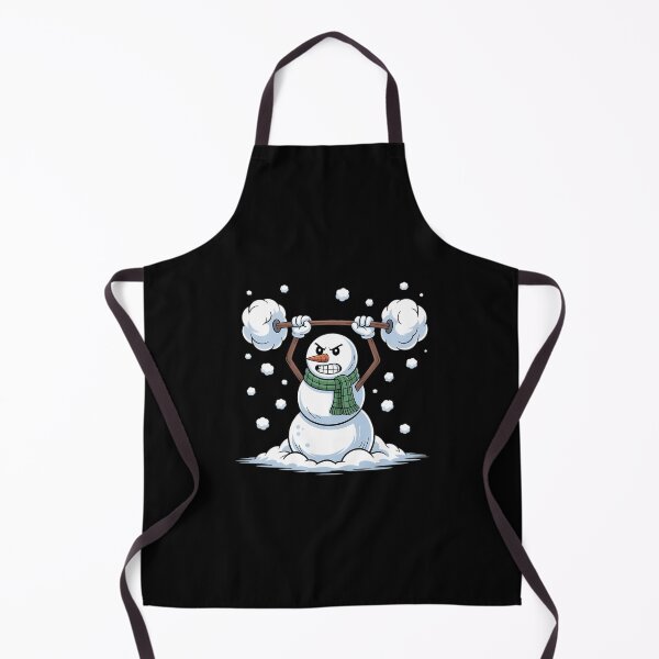 Item preview, Christmas Weightlifting Snowman Funny Snowman Gym designed and sold by Bandikonsalez.