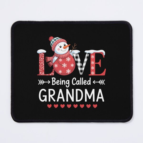 Item preview, Love being called Grandma Snowman Christmas Red Plaid Xmas designed and sold by Bandikonsalez.
