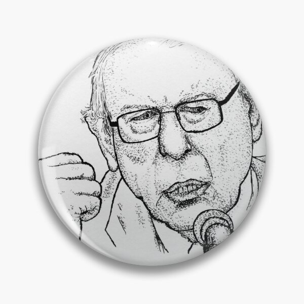 Item preview, Bernie Sanders Portrait: Stipple Ink Drawing designed and sold by wbhny.