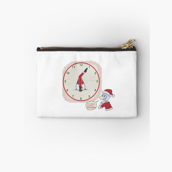 Item preview, Waiting for 9:15… and Cookies! – Funny Retro Santa Christmas Humor Shirt designed and sold by chuxiedesign.