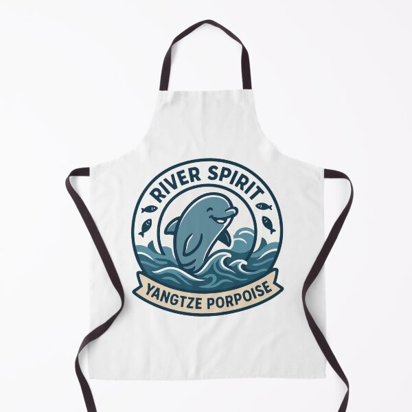 Item preview, River Spirit Yangtze Porpoise Rare Freshwater Dolphin Art designed and sold by WildlifeInc.