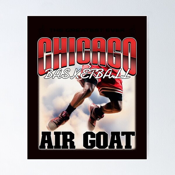 Item preview, CHICAGO BASKET BALL - AIR GOAT designed and sold by SportsforMuscle.