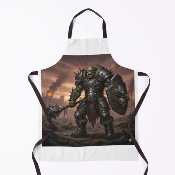 Item preview, Gromar Ironmaul – The Orc Warlord of the Ashfang Tribes designed and sold by BlingandGifts.