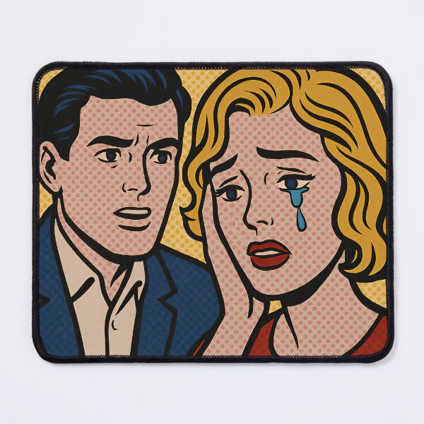 Item preview, Pop Art Retro Comic Style Emotional Expression Prints designed and sold by PinUpPizzazz.