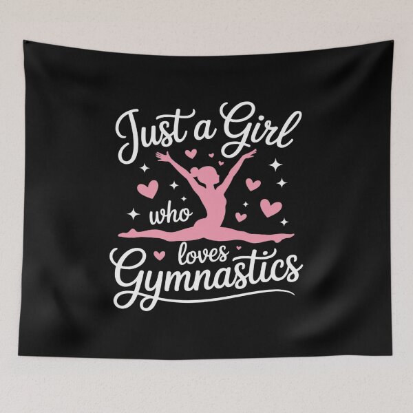 Item preview, Gymnast Just a Girl Who Loves Gymnastics designed and sold by Sandrhaus.