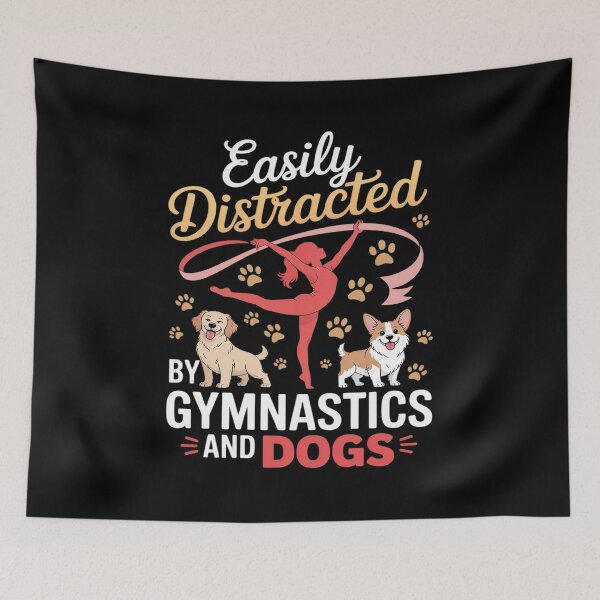 Item preview, Gymnastics & Dogs designed and sold by Sandrhaus.