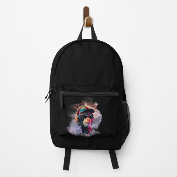 Item preview, Stay Cool Sound On – Funky Monkey Headphones Music Art T-Shirt designed and sold by Hussenb.
