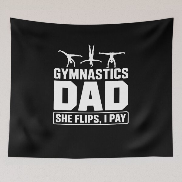 Item preview, Gymnastics Dad She Flips designed and sold by ryukaizox1.