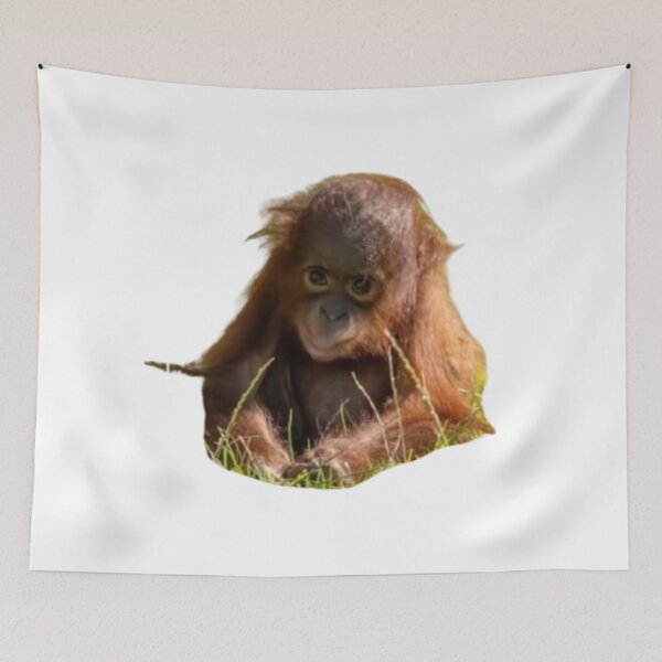 Item preview, baby orangutan designed and sold by monkey zone.