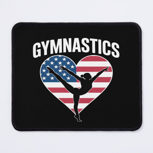 Item preview, Gymnastics Heart American Flag Elegant Balance Pose designed and sold by Rotasiin.