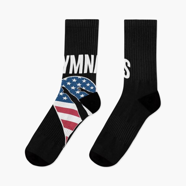 Item preview, Gymnastics Heart American Flag Elegant Balance Pose designed and sold by Rotasiin.