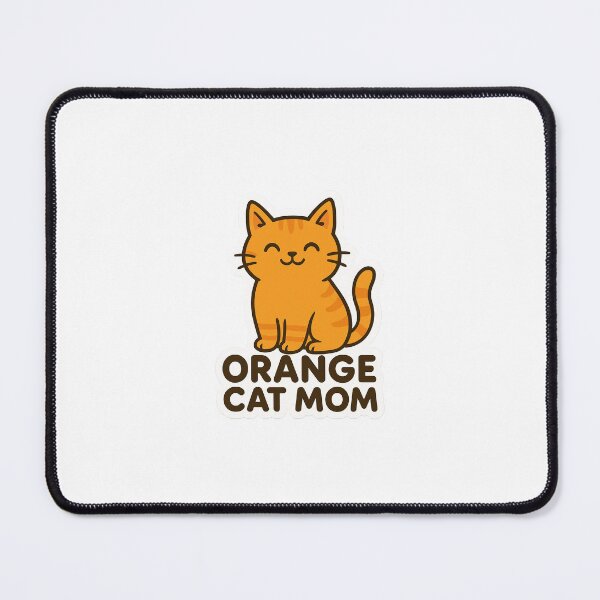 Item preview, Orange Cat Mom Sticker designed and sold by jensenlovescats.