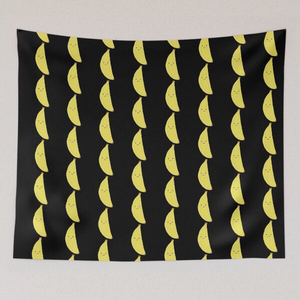 Artikelvorschau, Gelbe Banane mit geradem Blick (klein) – Niedliches minimalistisches Fruchtdesign entworfen und verkauft von TummysEmporium.