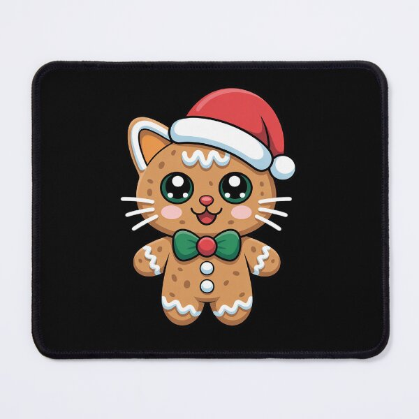 Item preview, Gingerbread Man Cat Christmas designed and sold by milanforbes.