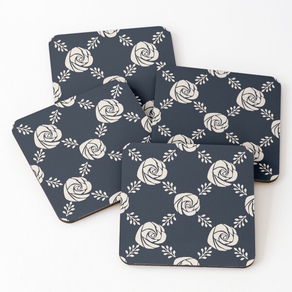 Item preview, Cubist Retro Rose Seamless Repeat designed and sold by Sharon Schwalbe.
