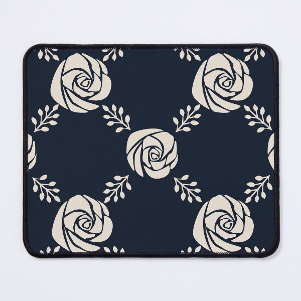 Item preview, Cubist Retro Rose Seamless Repeat designed and sold by Sharon Schwalbe.