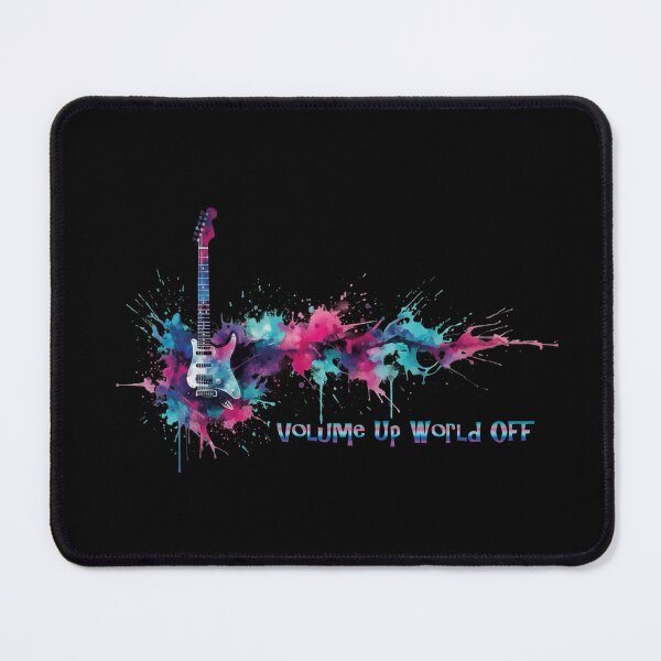 Item preview, Electric Guitar Splash Art - Colorful Rock Music Volume Up designed and sold by Heleniya.