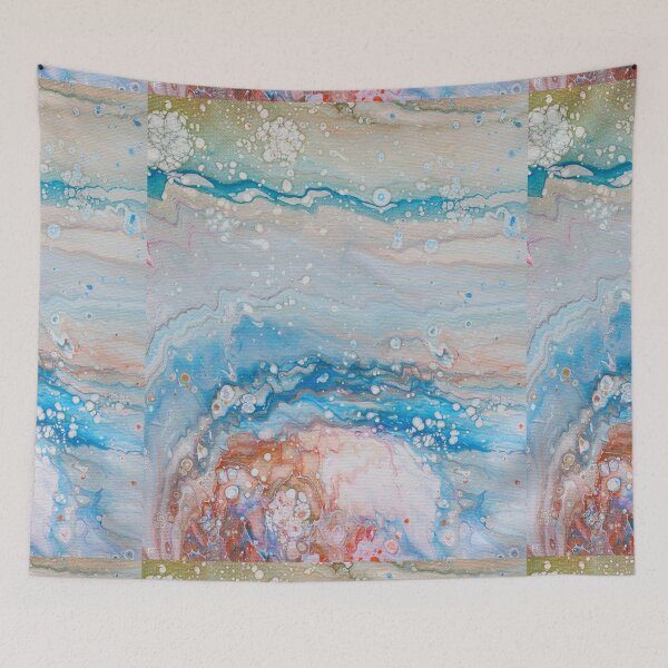 Item preview, Flow of Horizons – Abstract Fluid Painting designed and sold by kenglishart.