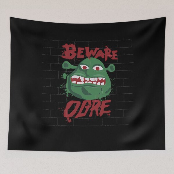 Item preview, Beware Ogre Shrek Meme designed and sold by NatKrajcik.