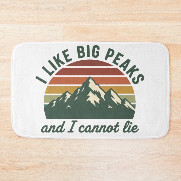 Item preview, I Like Big Peaks designed and sold by SktchnStichART.