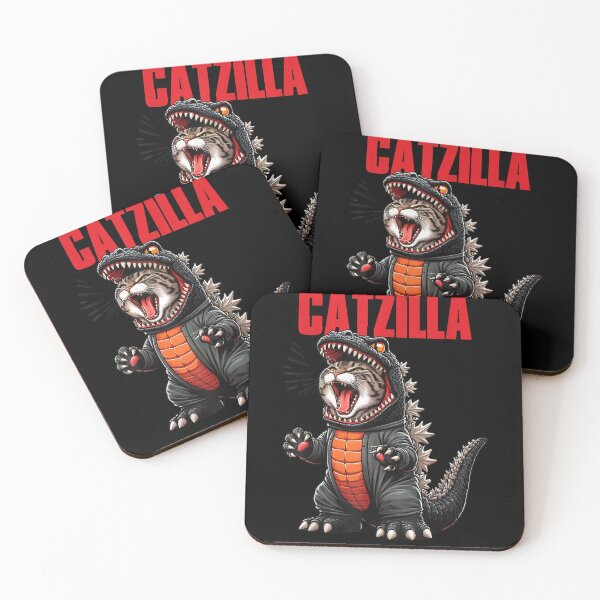 Item preview, Cute Kitty Catzilla T-Shirt for Cat Moms & Dads designed and sold by waebox.