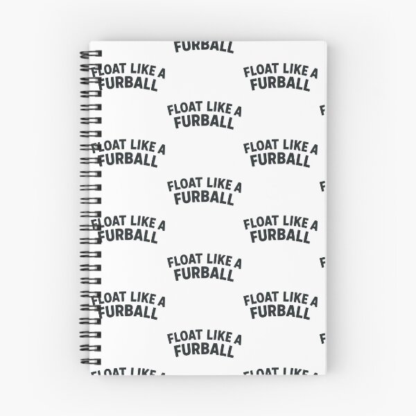 Item preview, Float Like a Furball Funny Cat Boxing Quote designed and sold by SillyPawsStudio.