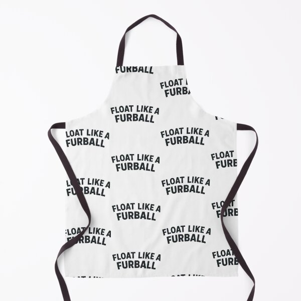 Item preview, Float Like a Furball Funny Cat Boxing Quote designed and sold by SillyPawsStudio.