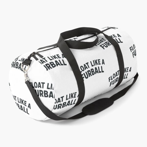 Item preview, Float Like a Furball Funny Cat Boxing Quote designed and sold by SillyPawsStudio.