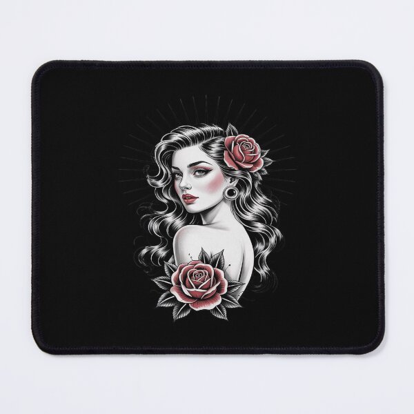 Item preview, Gypsy Tattoo Cool Lady American Tattoos designed and sold by velltoons.